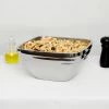 Vollrath 47637 Double Wall Square Beehive 8.2 Qt. Serving Bowl