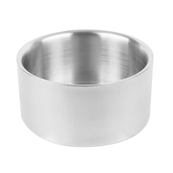 American Metalcraft DWB6 34 Oz. Insulated Stainless Steel Double Wall Bowl - Image 2