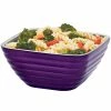 Vollrath 4763265 Double Wall Square Beehive1.8 Qt. Serving Bowl - Passion Purple