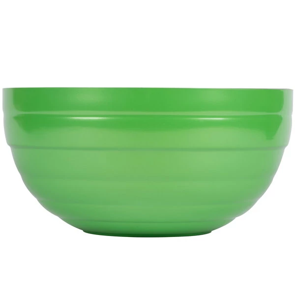Vollrath 4658735 24 Oz. Stainless Steel Double Wall Green Apple Round Beehive Serving Bowl - Image 2