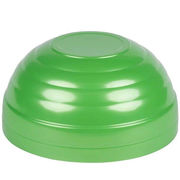 Vollrath 4658735 24 Oz. Stainless Steel Double Wall Green Apple Round Beehive Serving Bowl - Image 4