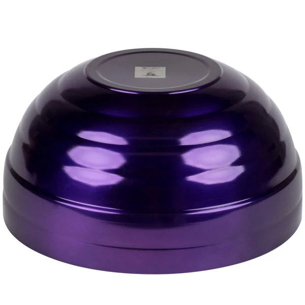 Vollrath 4659265 Double Wall Round Beehive 6.9 Qt. Serving Bowl - Passion Purple - Image 4