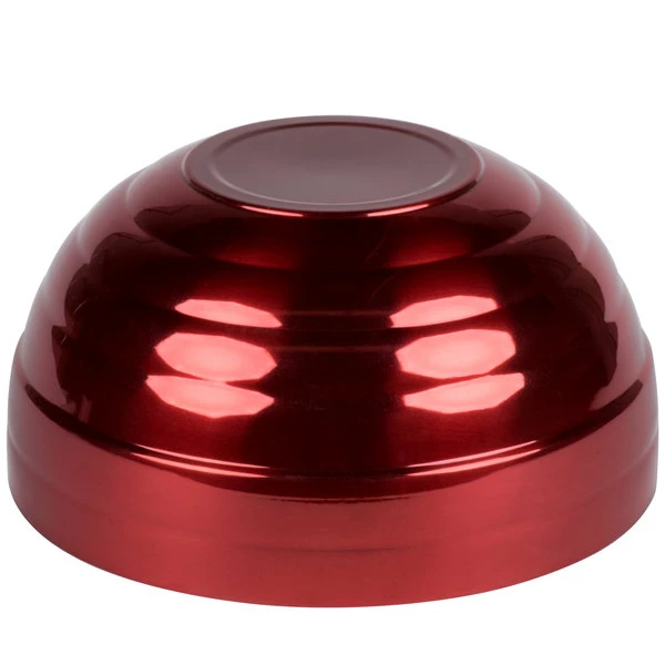 Vollrath 4659015 Double Wall Round Beehive 1.7 Qt. Serving Bowl - Dazzle Red - Image 4