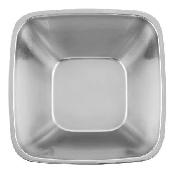 Vollrath 4763415 Double Wall Square Beehive 3.2 Qt. Serving Bowl - Dazzle Red - Image 4