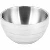Vollrath 4656950 Double Wall Round Beehive 10 Qt. Serving Bowl - Pearl White