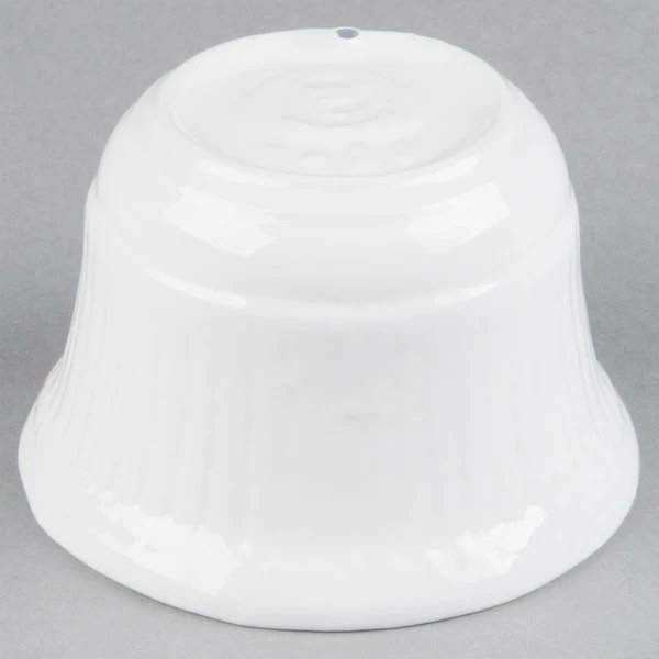 Tablecraft Professional Bakeware Tablecraft CW1453W 16 Oz. White Cast Aluminum Condiment Bowl - Image 5