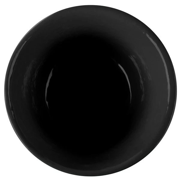 Tablecraft Professional Bakeware Tablecraft CW1453BK 16 Oz. Black Cast Aluminum Condiment Bowl - Image 4
