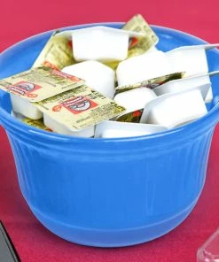 Tablecraft Professional Bakeware Tablecraft CW1453CBL 16 Oz. Cobalt Blue Cast Aluminum Condiment Bowl