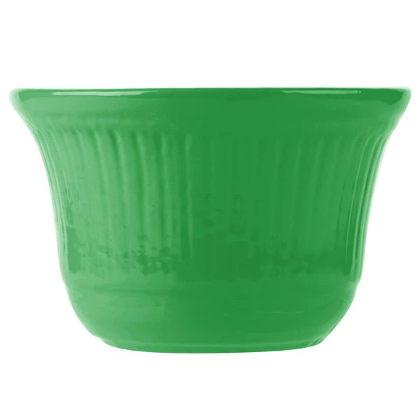 Tablecraft Professional Bakeware Tablecraft CW1453GN 16 Oz. Green Cast Aluminum Condiment Bowl - Image 3