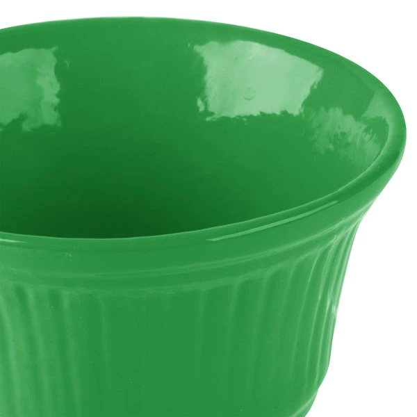 Tablecraft Professional Bakeware Tablecraft CW1453GN 16 Oz. Green Cast Aluminum Condiment Bowl - Image 6