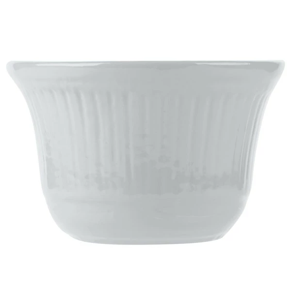 Tablecraft Professional Bakeware Tablecraft CW1453GY 16 Oz. Gray Cast Aluminum Condiment Bowl - Image 3