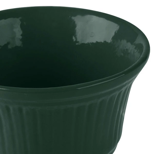 Tablecraft Professional Bakeware Tablecraft CW1453HGN 16 Oz. Hunter Green Cast Aluminum Condiment Bowl - Image 6
