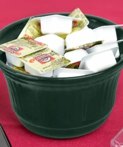 Tablecraft Professional Bakeware Tablecraft CW1453HGN 16 Oz. Hunter Green Cast Aluminum Condiment Bowl