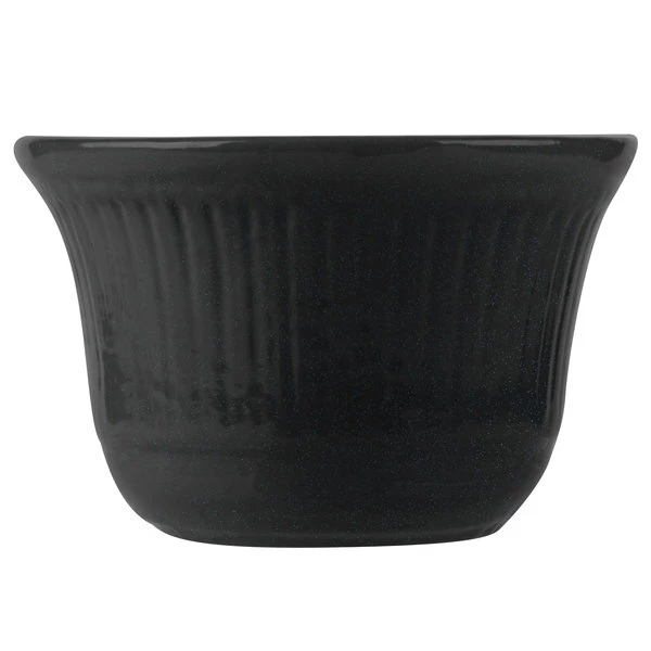 Tablecraft Professional Bakeware Tablecraft CW1453MBS 16 Oz. Midnight With Blue Speckle Cast Aluminum Condiment Bowl - Image 3