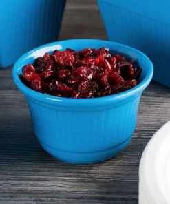 Tablecraft Professional Bakeware Tablecraft CW1453SBL 16 Oz. Sky Blue Cast Aluminum Condiment Bowl