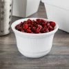 Tablecraft Professional Bakeware Tablecraft CW1453W 16 Oz. White Cast Aluminum Condiment Bowl