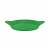 Tablecraft Professional Bakeware Tablecraft CW1725GN 16 Oz. Green Cast Aluminum Oval Server With Shell Handles