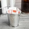 GET Enterprises Clipper Mill By GET 4-80800 2 3/4" Round Mini Stainless Steel Serving Pail With Handle