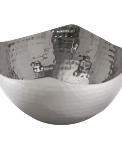 American Metalcraft SBH3 40 Oz. Hammered Stainless Steel Serving Bowl