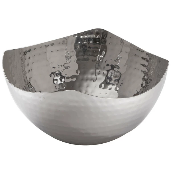 American Metalcraft SBH3 40 Oz. Hammered Stainless Steel Serving Bowl
