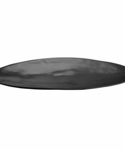 Tablecraft Professional Bakeware Tablecraft CW11068MS 26" X 12" Midnight Speckle Cast Aluminum Oblong Platter