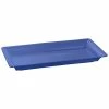 Tablecraft Professional Bakeware Tablecraft CW2110BS Blue Speckle 21" X 12" Cast Aluminum Large Rectangle Platter