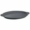 Tablecraft Professional Bakeware Tablecraft CW3020GR 17" X 12" Granite Cast Aluminum Oval Shell Platter