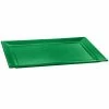 Tablecraft Professional Bakeware Tablecraft CW3620GN 15" X 18" Green Cast Aluminum Rectangle Platter