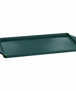 Tablecraft Professional Bakeware Tablecraft CW4220HGN 13" X 24" Hunter Green Rectangular Tray