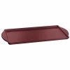 Tablecraft Professional Bakeware Tablecraft CW4220MRS 13" X 24" Maroon Speckle Rectangular Tray