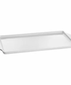 Tablecraft Professional Bakeware Tablecraft CW4220W 13" X 24" White Rectangular Tray