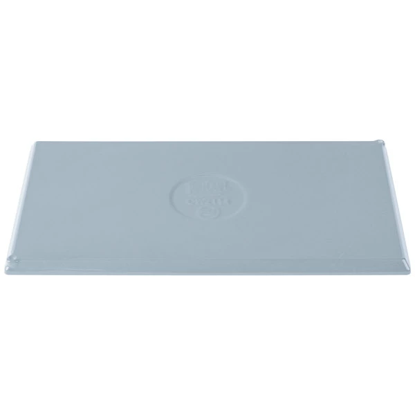Tablecraft Professional Bakeware Tablecraft CW2114GY 12 7/8" X 7" X 3/8" Gray Cast Aluminum Third Size Rectangular Cooling Platter - Image 5