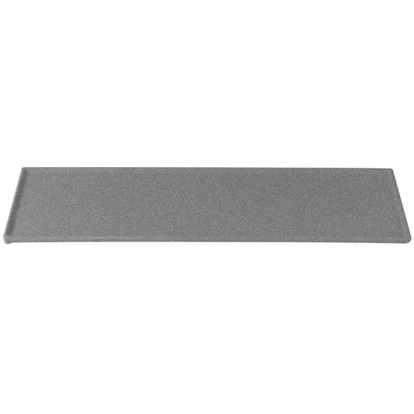Tablecraft Professional Bakeware Tablecraft CW2107GR 19 1/2" X 6 7/8" X 3/8" Granite Cast Aluminum Rectangular Cooling Platter - Image 3