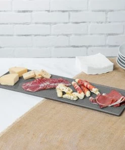 Tablecraft Professional Bakeware Tablecraft CW2107GR 19 1/2" X 6 7/8" X 3/8" Granite Cast Aluminum Rectangular Cooling Platter