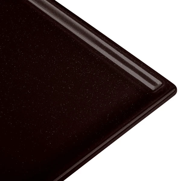 Tablecraft Professional Bakeware Tablecraft CW2111MS 21" X 12 7/8" X 3/8" Midnight Speckle Cast Aluminum Rectangular Cooling Platter - Image 6