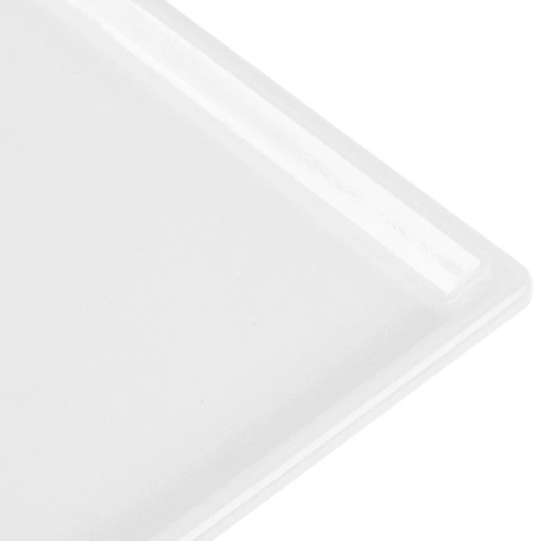 Tablecraft Professional Bakeware Tablecraft CW2111W 21" X 12 7/8" X 3/8" White Cast Aluminum Rectangular Cooling Platter - Image 6