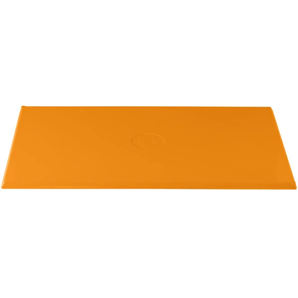 Tablecraft Professional Bakeware Tablecraft CW2111X 21" X 12 7/8" X 3/8" Orange Cast Aluminum Rectangular Cooling Platter - Image 5