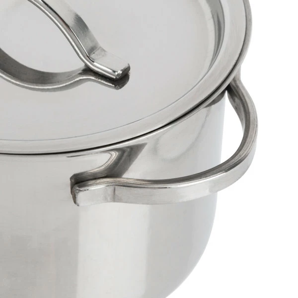 American Metalcraft MPL8 8 Oz. Mini Stainless Steel Pot And Lid - Image 5