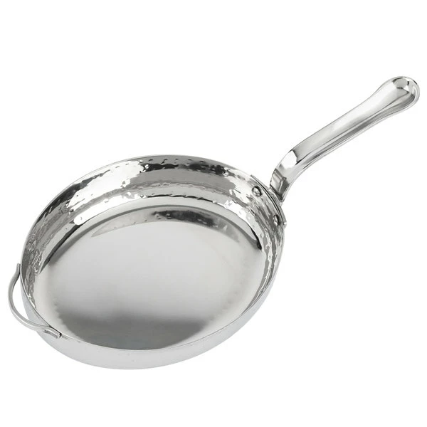 American Metalcraft MPS14 14 Oz. Mini Hammered Stainless Steel Skillet - Image 2