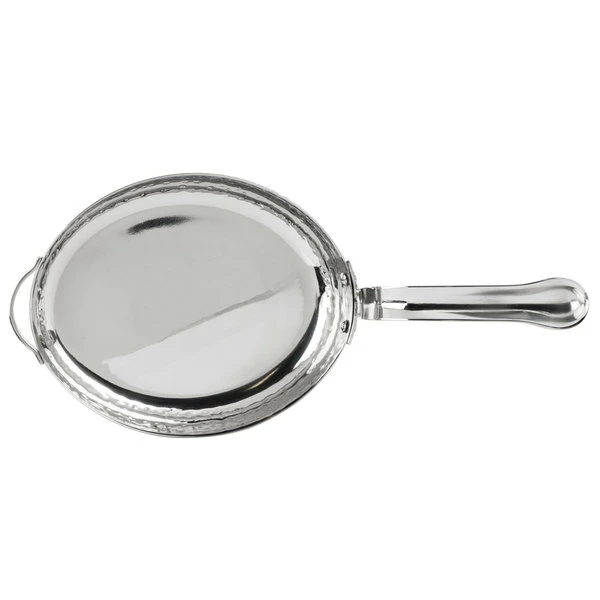 American Metalcraft MPS14 14 Oz. Mini Hammered Stainless Steel Skillet - Image 4