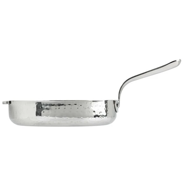 American Metalcraft MPS14 14 Oz. Mini Hammered Stainless Steel Skillet - Image 5