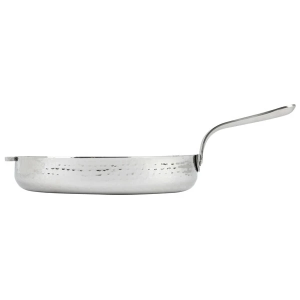American Metalcraft MPS22 22 Oz. Mini Hammered Stainless Steel Skillet - Image 5
