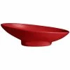 GET Enterprises G.E.T. Enterprises BO204CB Bugambilia 1.4 Qt. Classic Textured Finish Cranberry Resin-Coated Aluminum Deep Large Oval Sphere