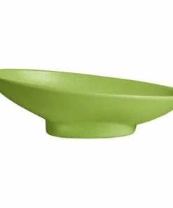 GET Enterprises G.E.T. Enterprises BO203LM Bugambilia 23.67 Oz. Classic Textured Finish Lime Resin-Coated Aluminum Deep Medium Oval Sphere