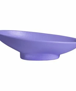 GET Enterprises G.E.T. Enterprises BO203LV Bugambilia 23.67 Oz. Classic Textured Finish Lavender Resin-Coated Aluminum Deep Medium Oval Sphere