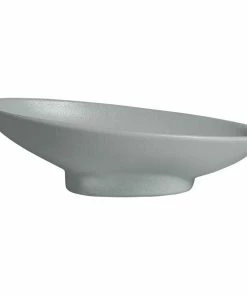 GET Enterprises G.E.T. Enterprises BO204-MOD-ST Bugambilia 1.4 Qt. Smooth MOD Finish Steel Resin-Coated Aluminum Deep Large Oval Sphere