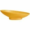 GET Enterprises G.E.T. Enterprises BO203YW Bugambilia 23.67 Oz. Classic Textured Finish Yellow Resin-Coated Aluminum Deep Medium Oval Sphere