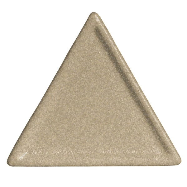 GET Enterprises G.E.T. Enterprises DT201-MOD-S Bugambilia Smooth MOD Finish Sand Granite Resin-Coated Aluminum 6" Triangle Buffet Platter