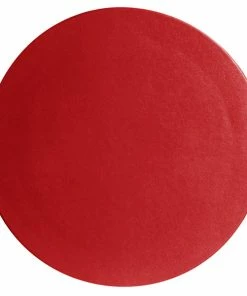 GET Enterprises G.E.T. Enterprises DR001CB Bugambilia 12" Classic Textured Finish Cranberry Resin-Coated Aluminum XS Round Disc