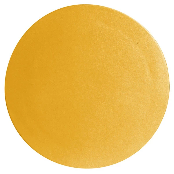 GET Enterprises G.E.T. Enterprises DR002YW Bugambilia 14 1/4" Classic Textured Finish Yellow Resin-Coated Aluminum Small Round Disc